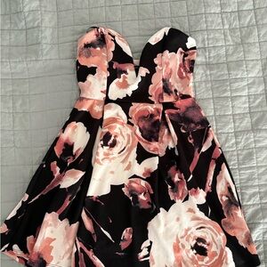 Forever 21 Black and Pink Jumpsuit